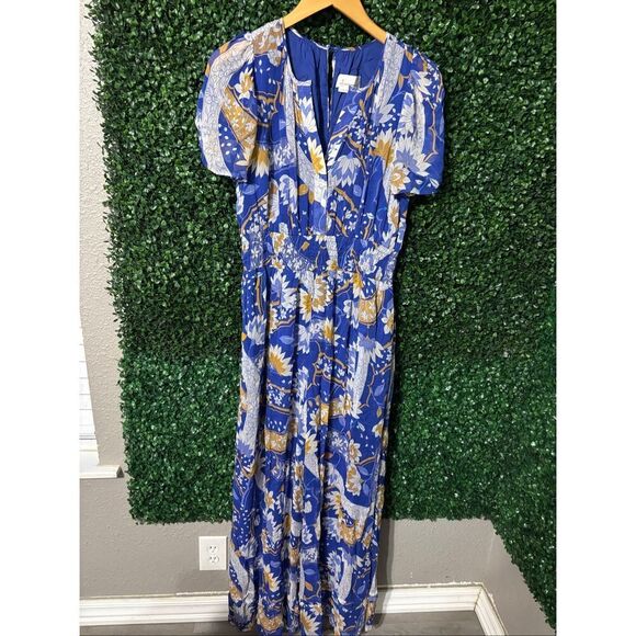 Anthropologie The Somerset Jumpsuit: Chiffon Edition Sz Small - Picture 4 of 8
